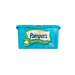 Pampers Baby Wipes Dispenser Empty Pop-Up Wipe Container Hard Sided